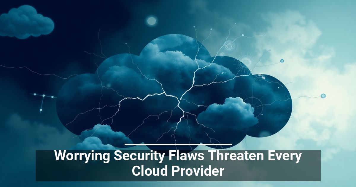 Worrying Security Flaws Threaten Every Cloud Provider